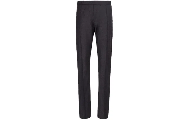Мужские брюки повседневные прямого кроя EMPORIO ARMANI, Gray