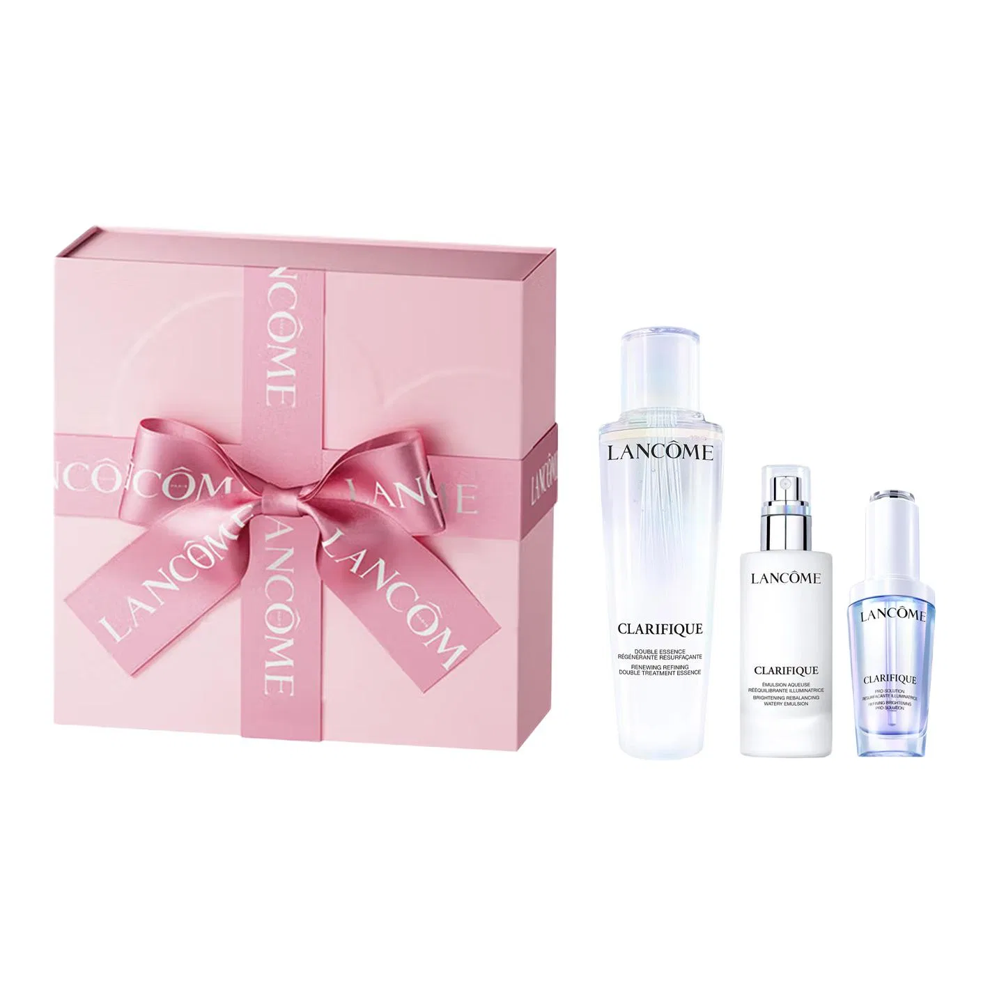 Женский набор косметики для ухода за кожей Aurora Serums 150мл+Super Repair Small Black Bottle Serums 30мл+Sculpting Firming Cream 50мл LANCOME, Limited Edition — фото 2
