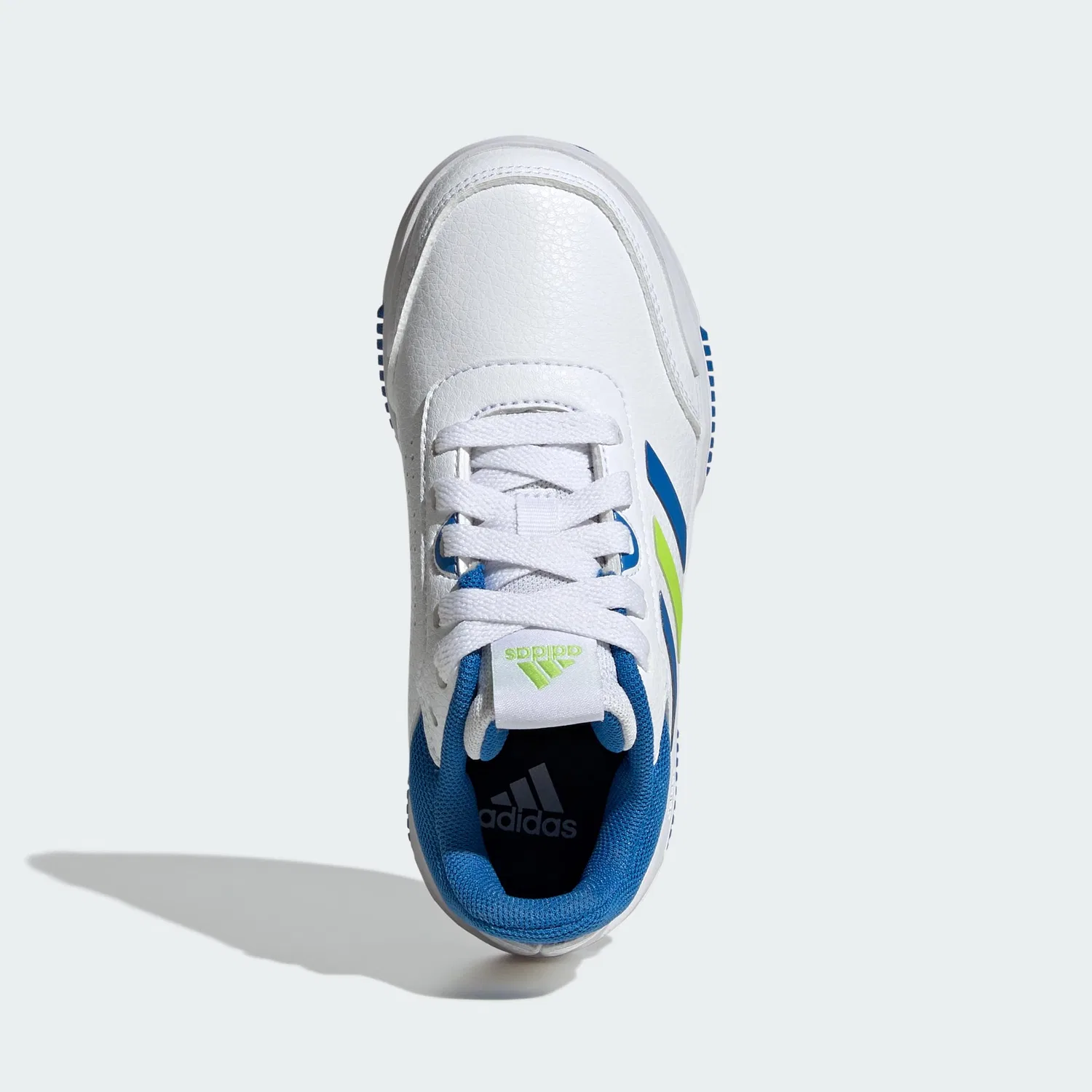 Детские кроссовки для мальчиков Tensaur Sport 2.0k Sneaker Unisex Kids, Ftwr White Bright Royal Solar Slime — фото 3