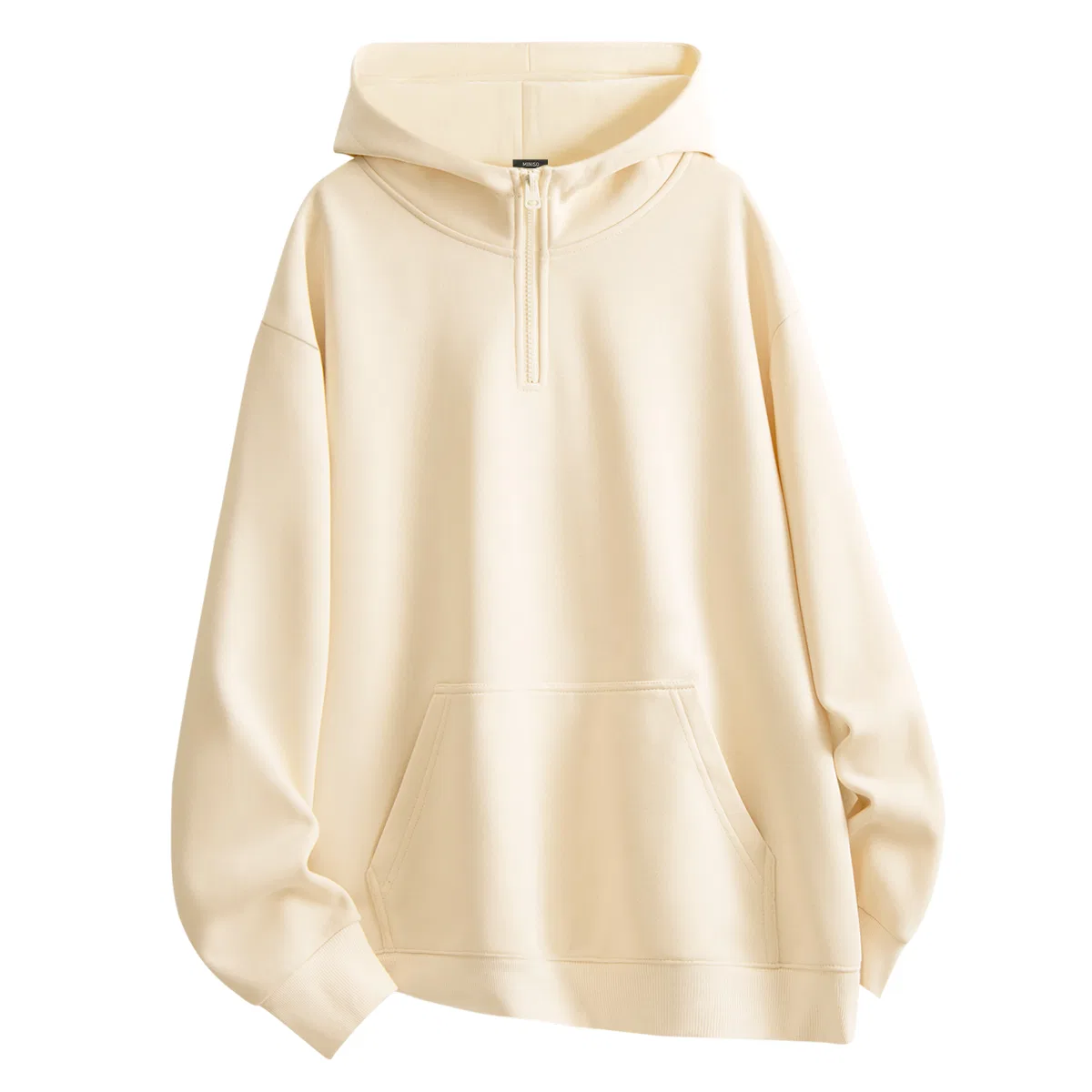 Детское худи с капюшоном утепленное MINISO, Light Beige