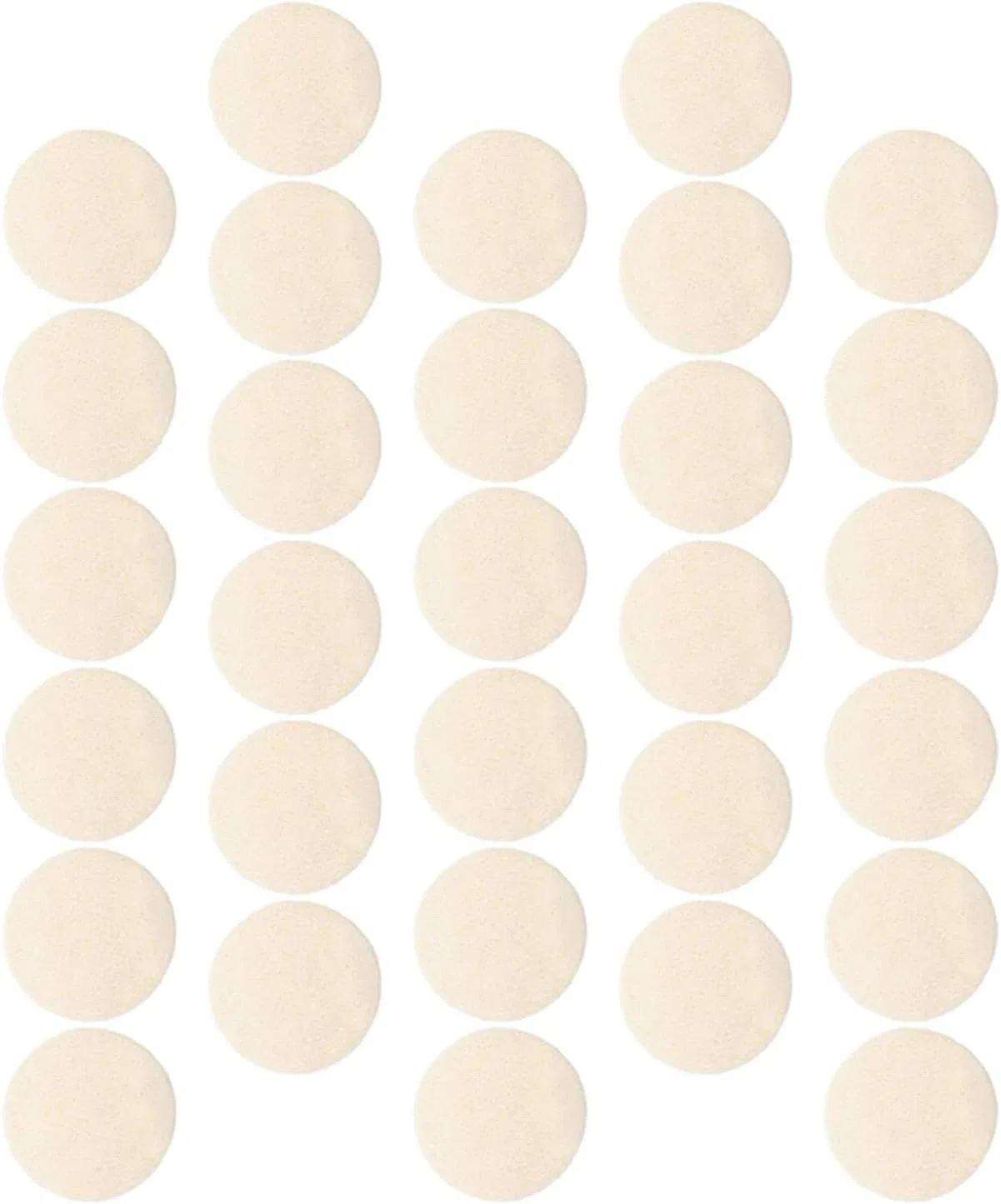 Набор люфы для лица и тела, CIMAXIC, 50 шт, 5,5x5,5 см, Beige