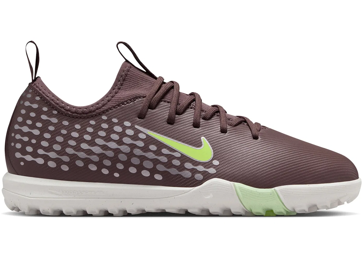 Детские кроссовки для мальчиков с принтом Nike Zoom Mercurial Vapor 16 Academy TF Kylian Mbappé, Plum Eclipse Metallic Silver