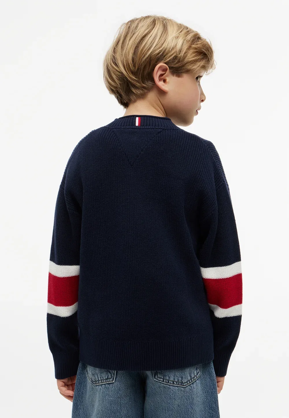 Джемпер с графическим рисунком, унисекс Tommy Hilfiger, Dark Night Navy — фото 3