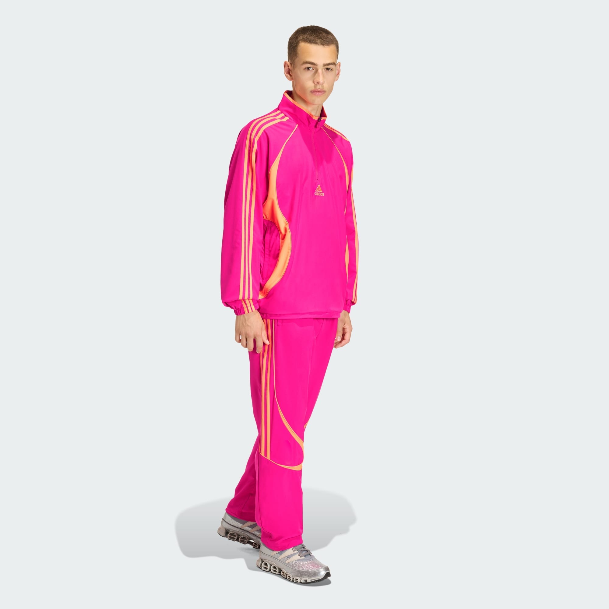 Спортивная куртка Adidas Teamgeist Half Zip Sweatshirt, розовый — фото 4