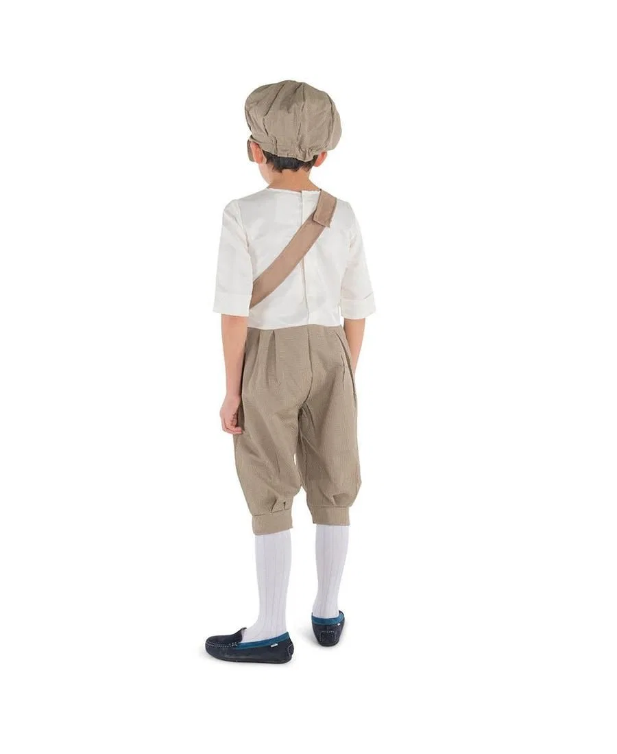 Костюм разносчика газет с бабочкой Dress Up America, Beige Khaki — фото 2