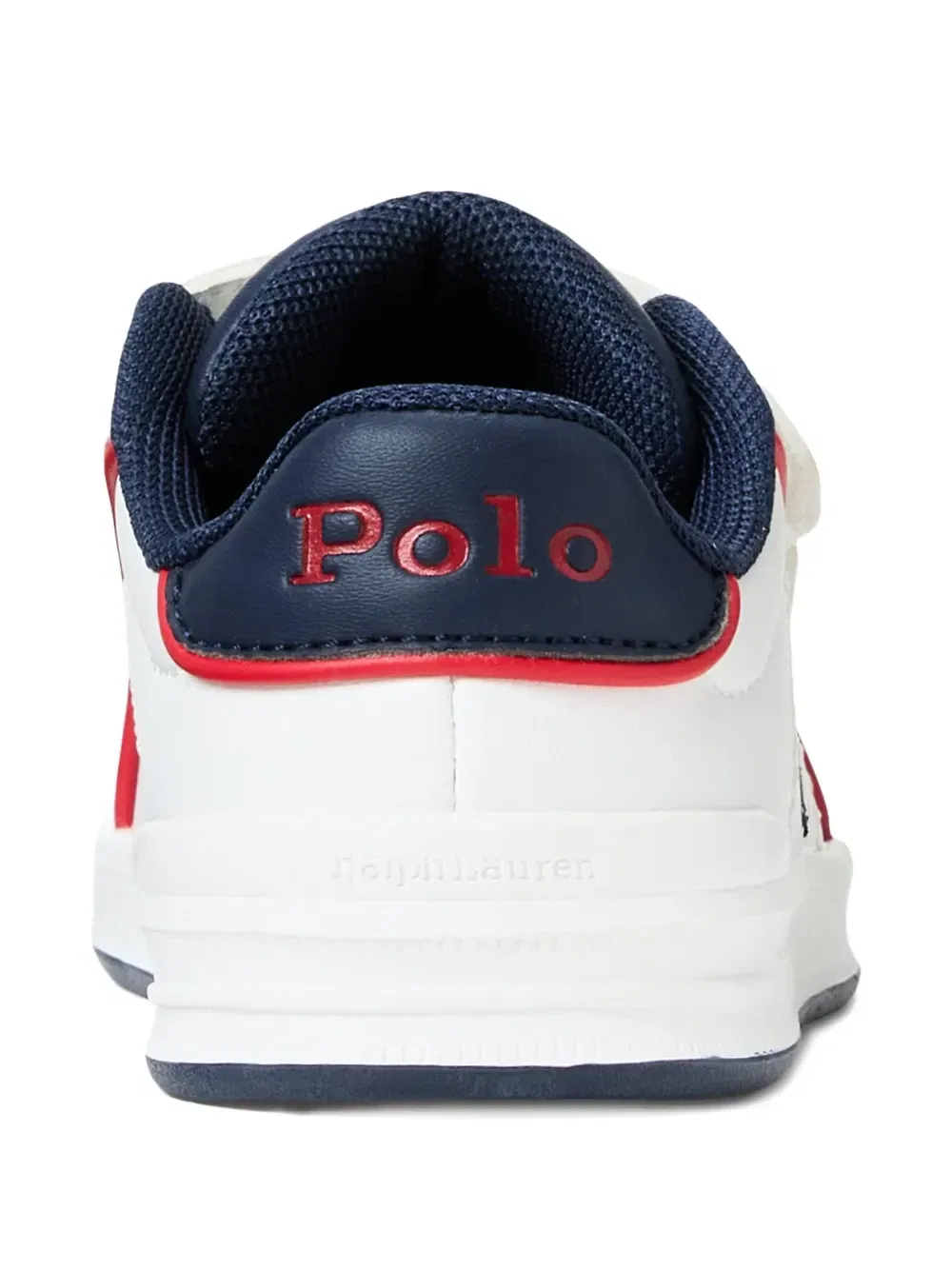 Кроссовки Heritage Court III EZ с вышитым логотипом POLO RALPH LAUREN KIDS, белый — фото 4