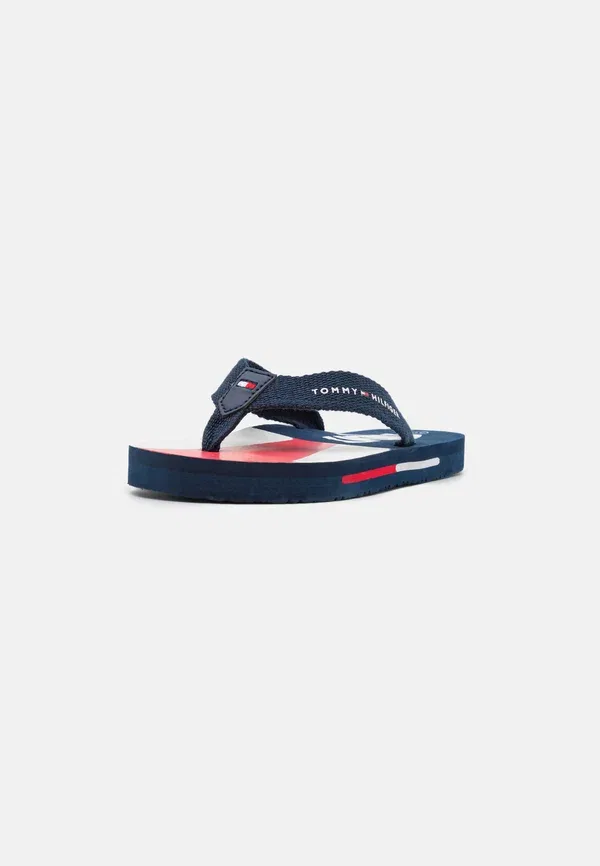 Сандалии из искусственной кожи T-bar sandals Tommy Hilfiger, синий — фото 2