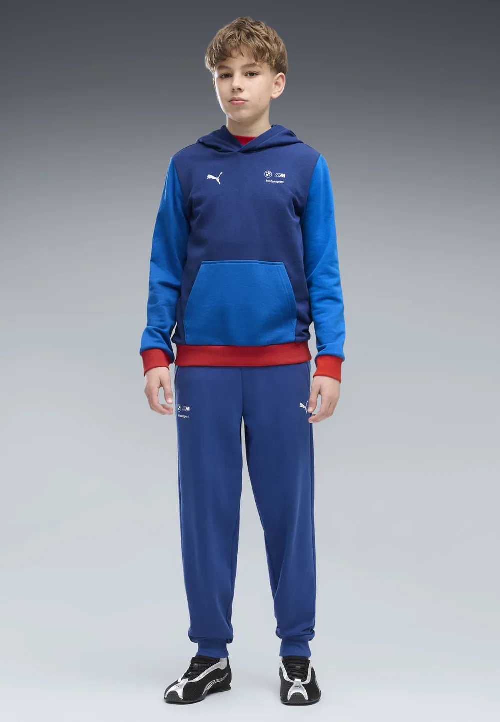 Детская толстовка BMW MMS унисекс - худи Puma, Pro Blue-M Color