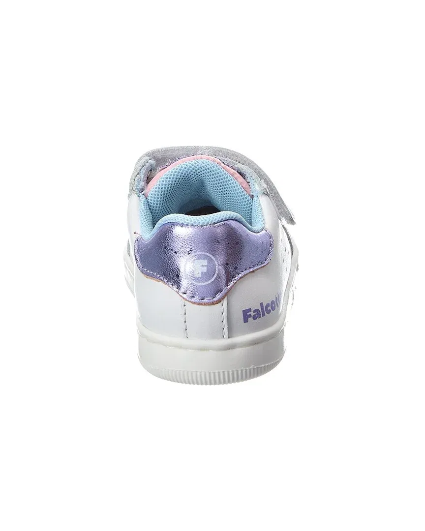 Детские кроссовки кожаные на липучке Naturino Falcotto Kiner Low Leather Sneaker, White — фото 3