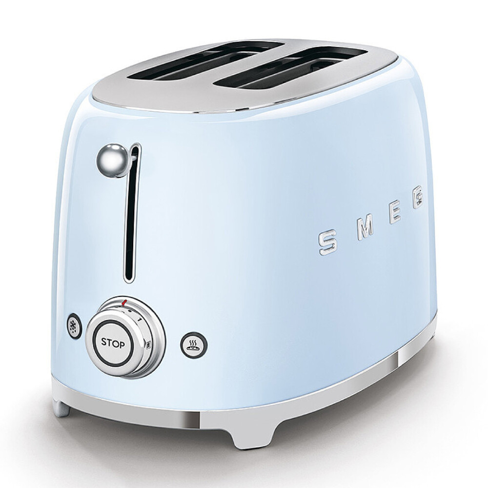 

Тостер Smeg 50S TSF01PBUK, пастельный синий