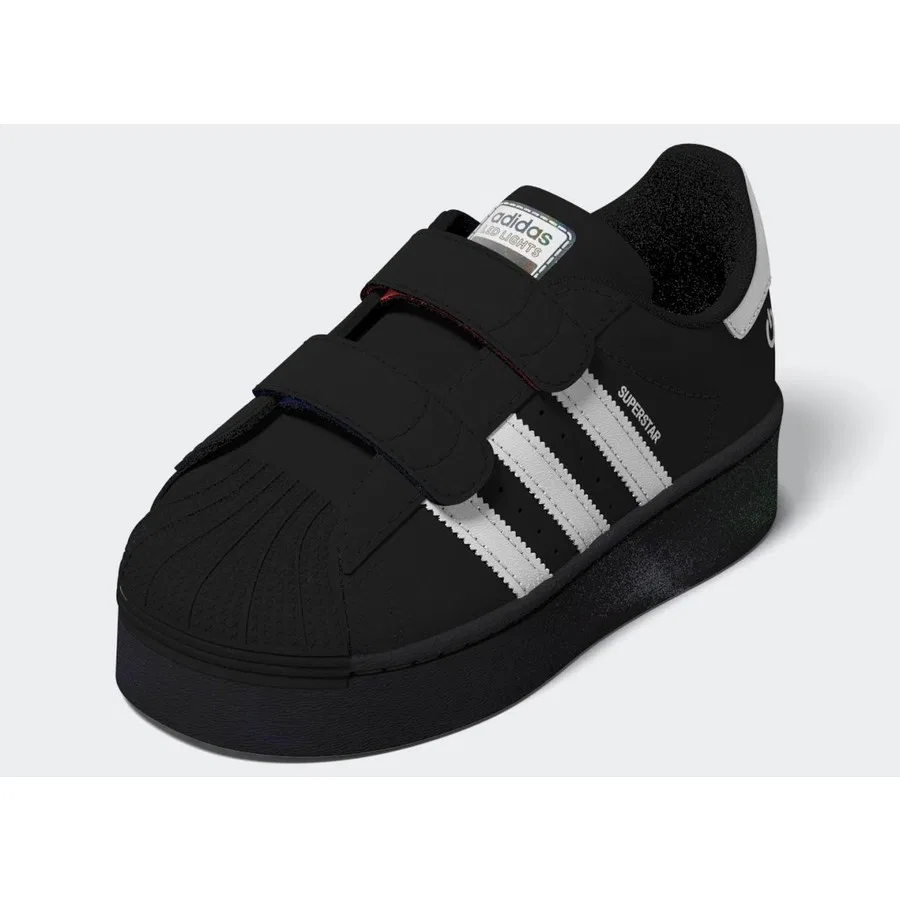 Детские кроссовки с LED-подсветкой Superstar LED Lights Cf I adidas, Разноцветный — фото 3