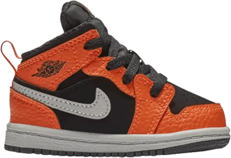 

Кроссовки Air Jordan 1 Mid TD Black Cone, оранжевый