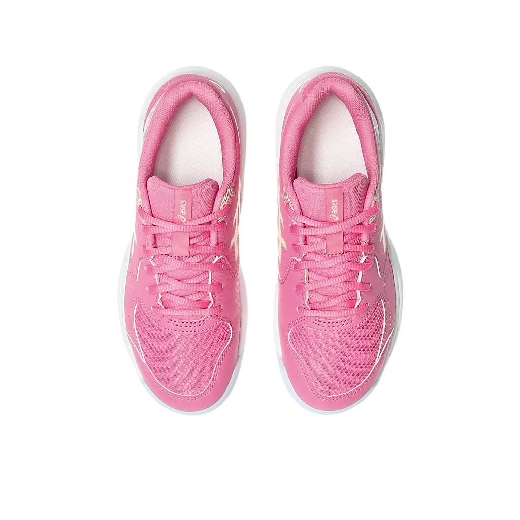 Детские тренировочные кроссовки ASICS, Цвет Dragon Fruit/Soft Yellow — фото 4