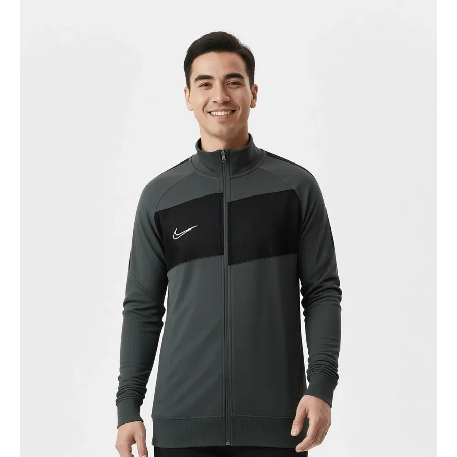 Свитшот Nike с принтом, M Nk Df Acdpr Jkt K, Серый — фото 4