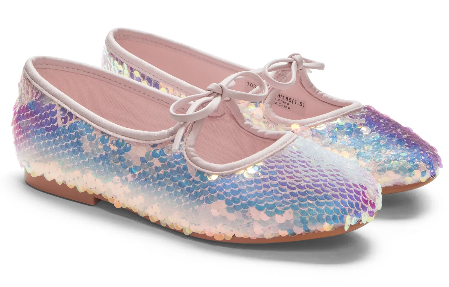 Детские кожаные туфли с бантом CHARLES&KEITH, Pink Pink — фото 3