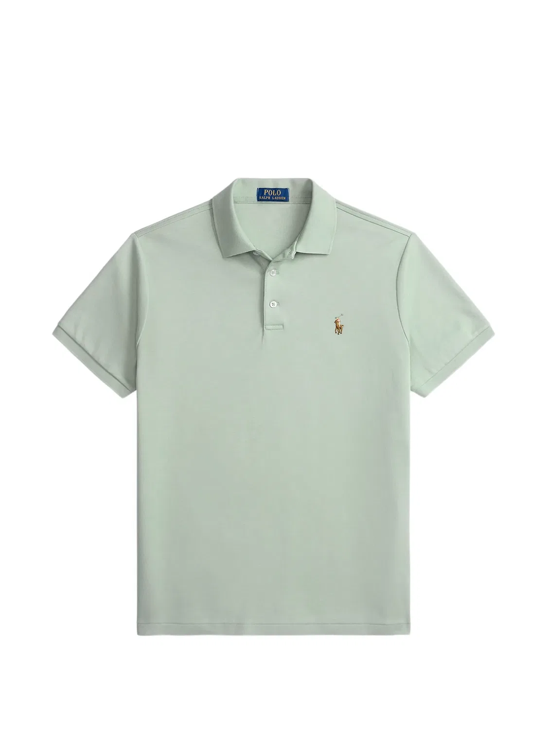 Хлопковое поло зеленое Polo Ralph Lauren, зеленый