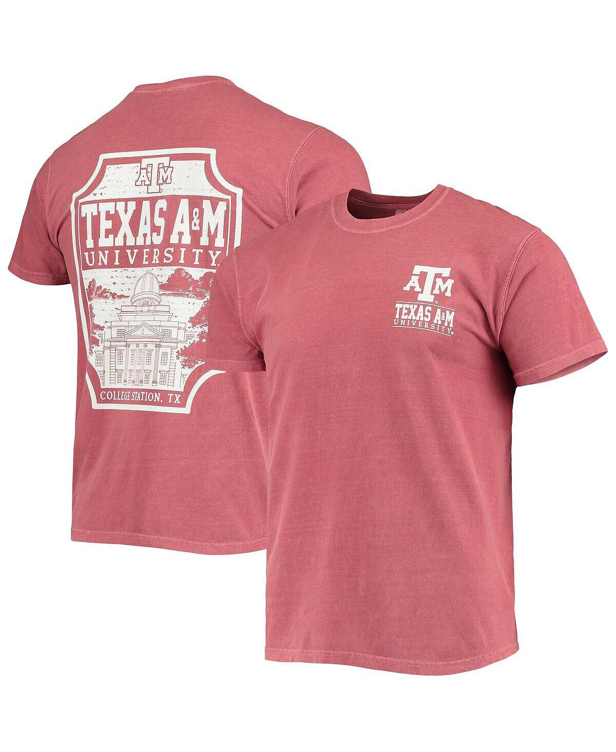 

Мужская футболка maroon texas a&m aggies comfort colours campus team icon Image One