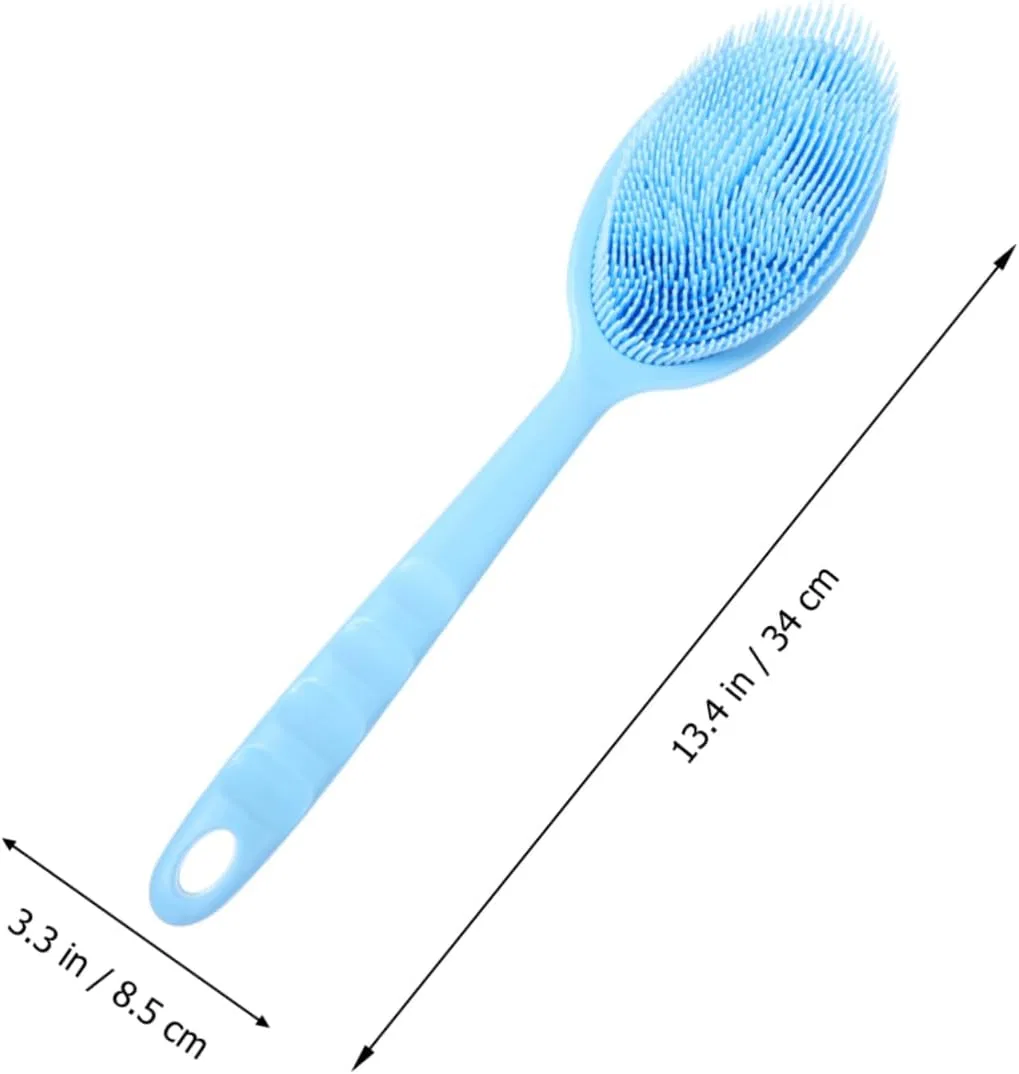 Щетка для тела силиконовая POPETPOP, 2 шт, Blue — фото 4