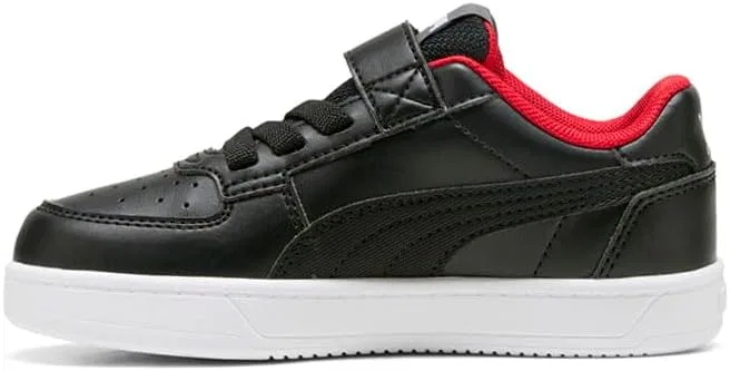 Детские кроссовки для мальчиков с принтом Scuderia Ferrari Caven 2.0 PUMA, Black — фото 3