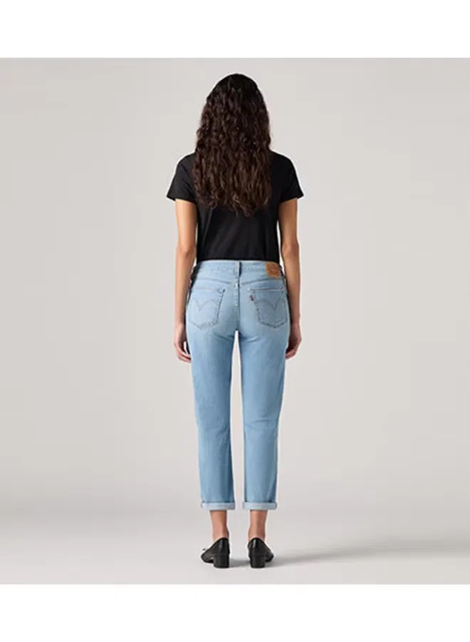 Джинсы-бойфренд свободные с завышенной талией Levi'S, индиго — фото 2