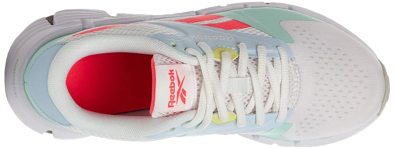 Детские кроссовки для девочек Zig Dynamica 5 Reebok, White Glassblue Glitchaqua — фото 4