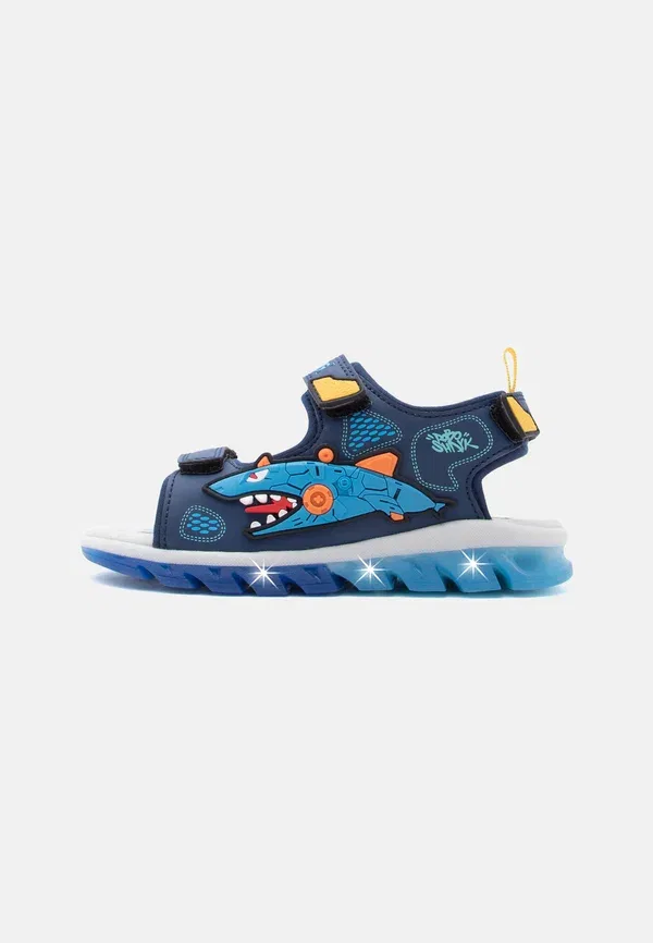 Сандалии с застежкой-липучкой Blinky Primigi, темно-синий