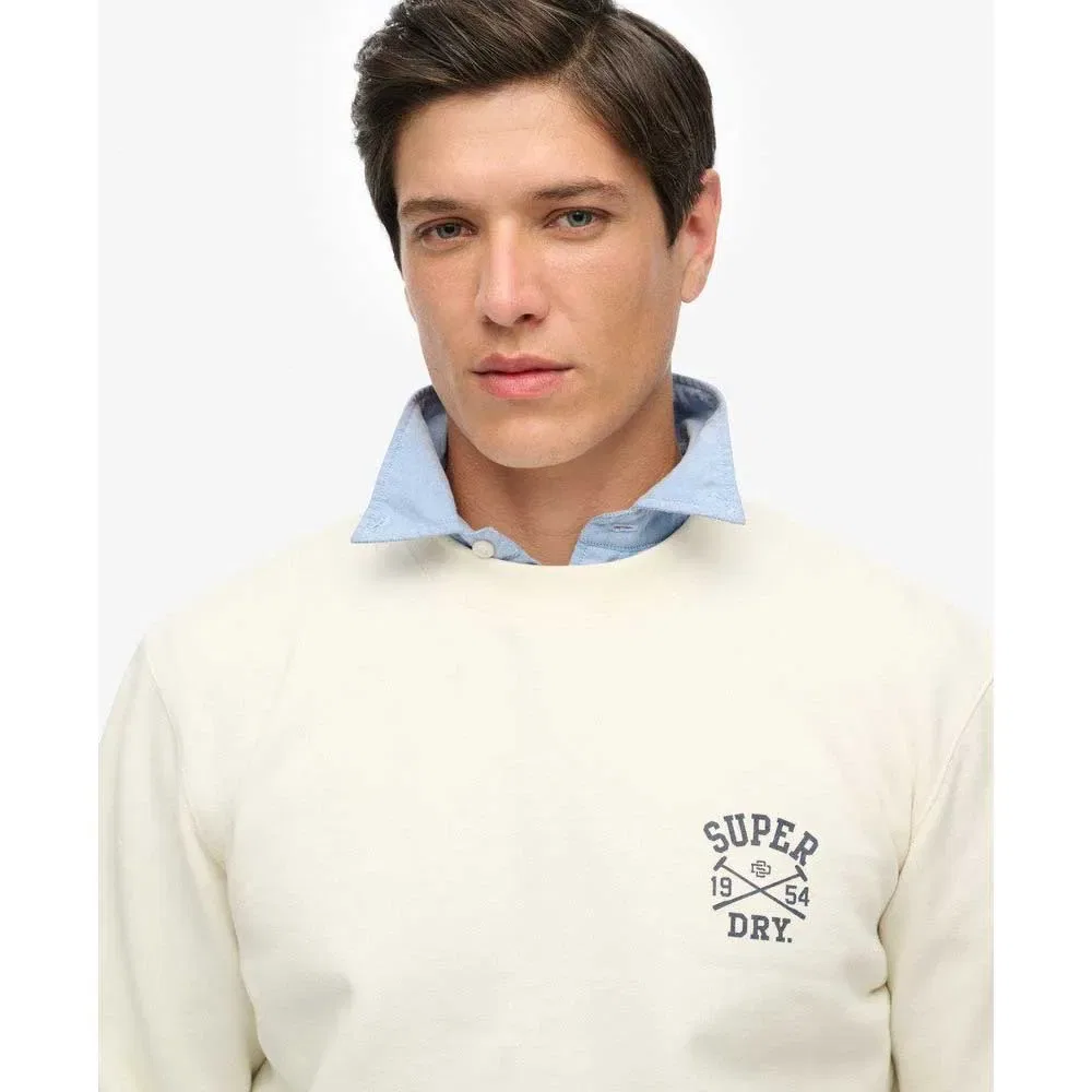 Свитшот Athletic Club Superdry, белый — фото 4