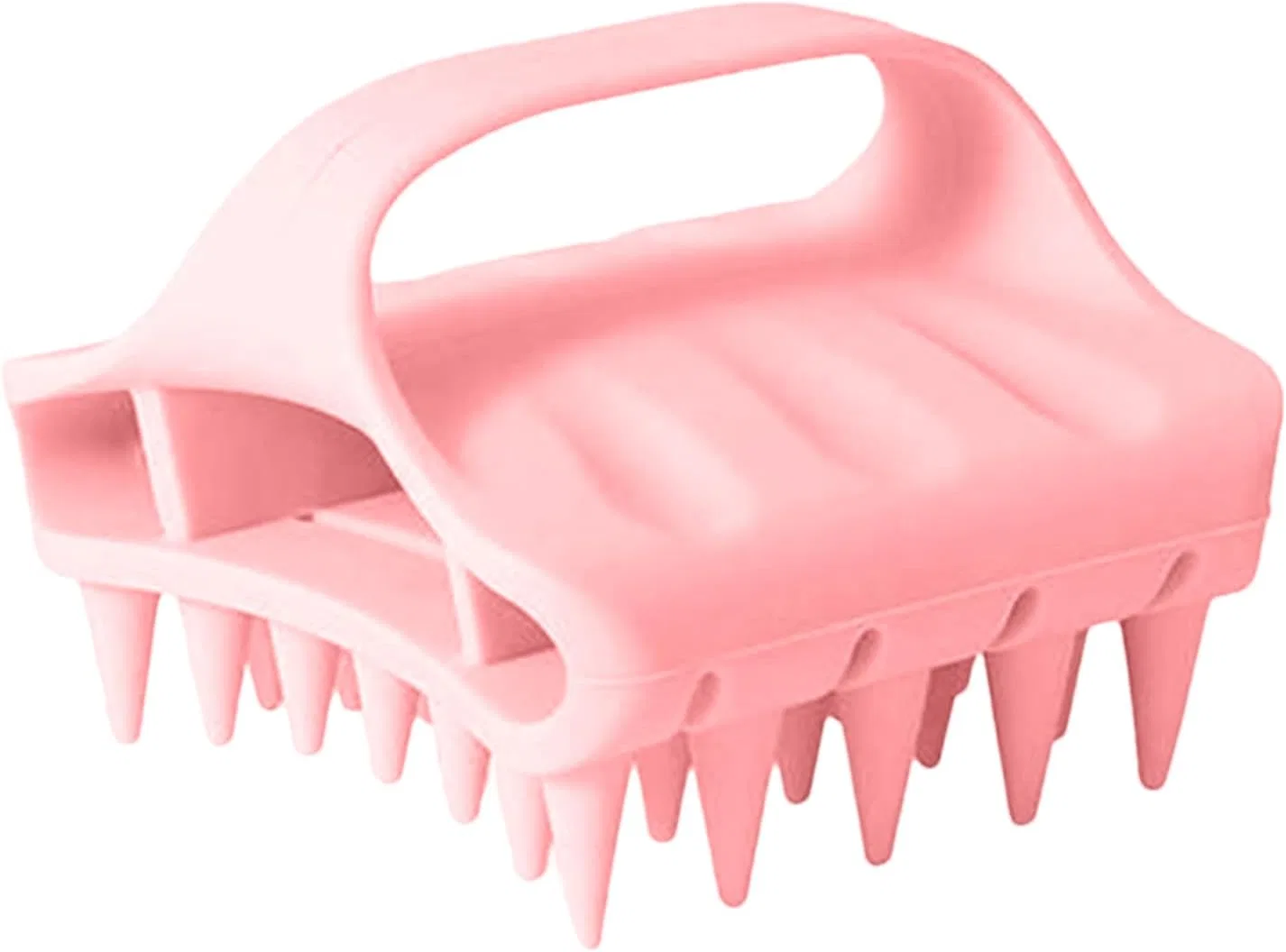 Силиконовый скраб для кожи головы Jvjggag, 1 шт, 10x5x3 см, Pink