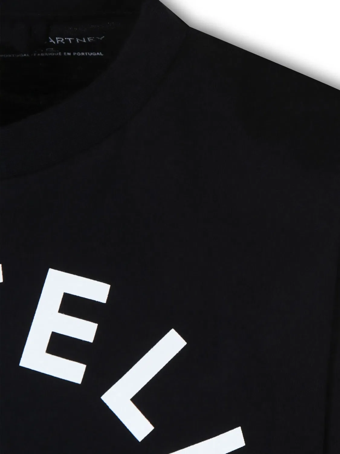 Футболка из органического хлопка с логотипом Stella McCartney, черный — фото 2