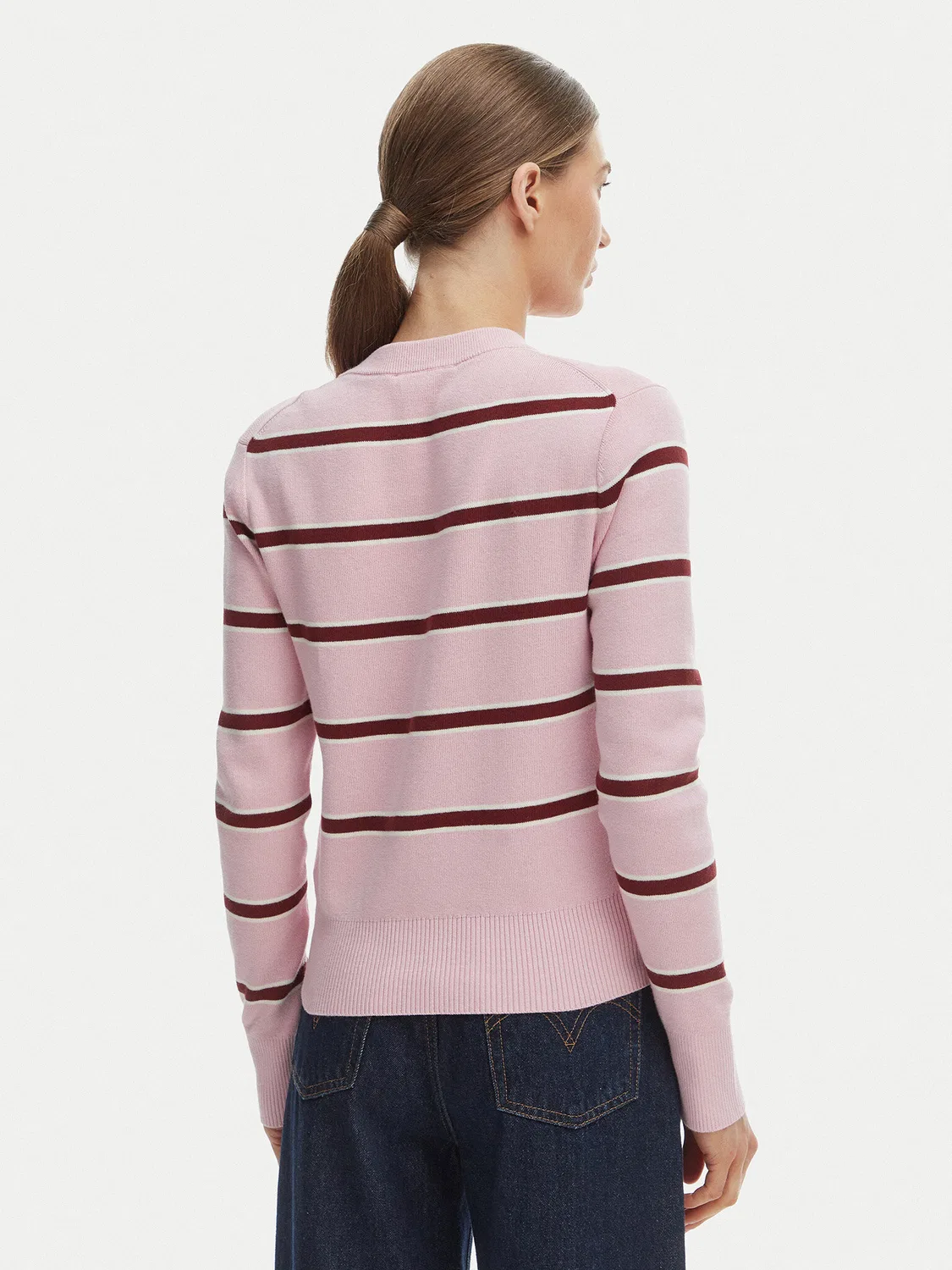Женский кардиган стандартного кроя Tommy Hilfiger, розовый — фото 3