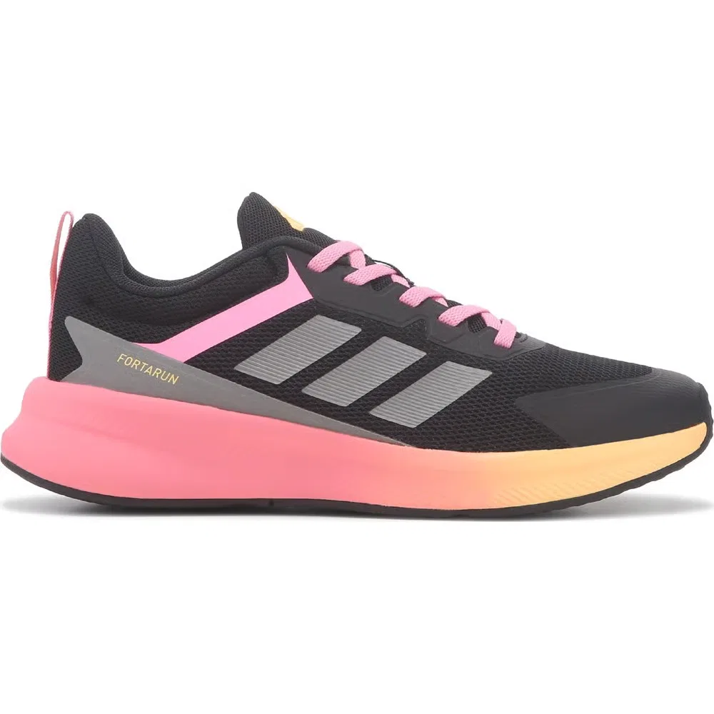 Детские кроссовки Fortarun 4 Adidas, Black/Pink — фото 2