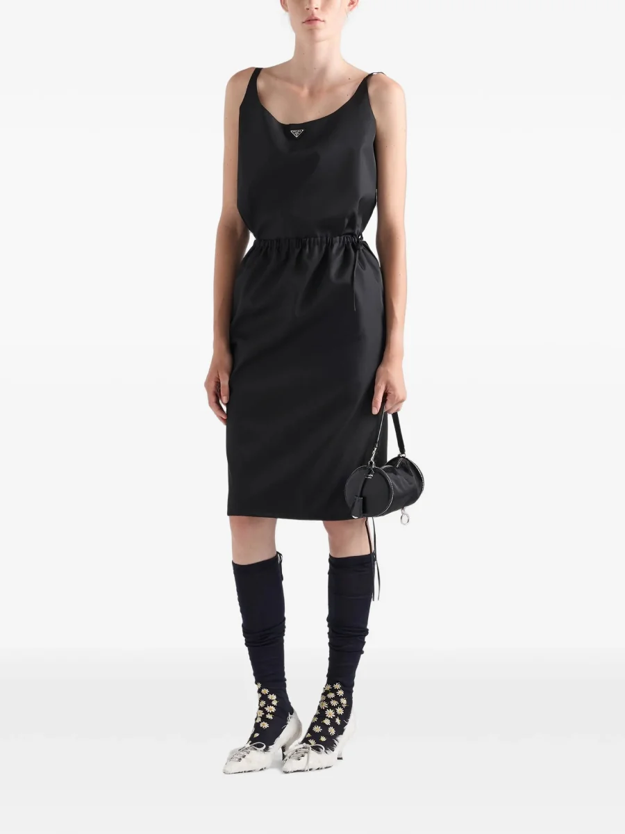 Топ Prada Re-Nylon, черный — фото 2
