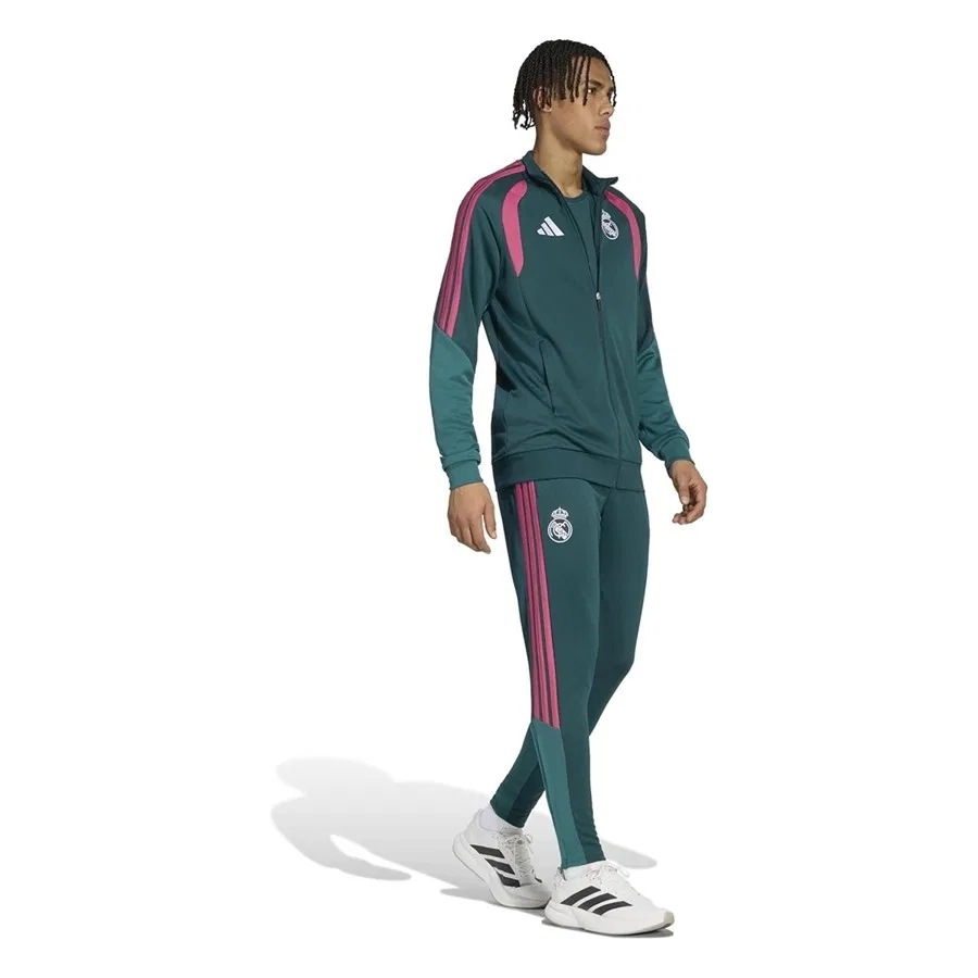 Спортивные штаны Real TK Suit adidas, Зеленый — фото 4