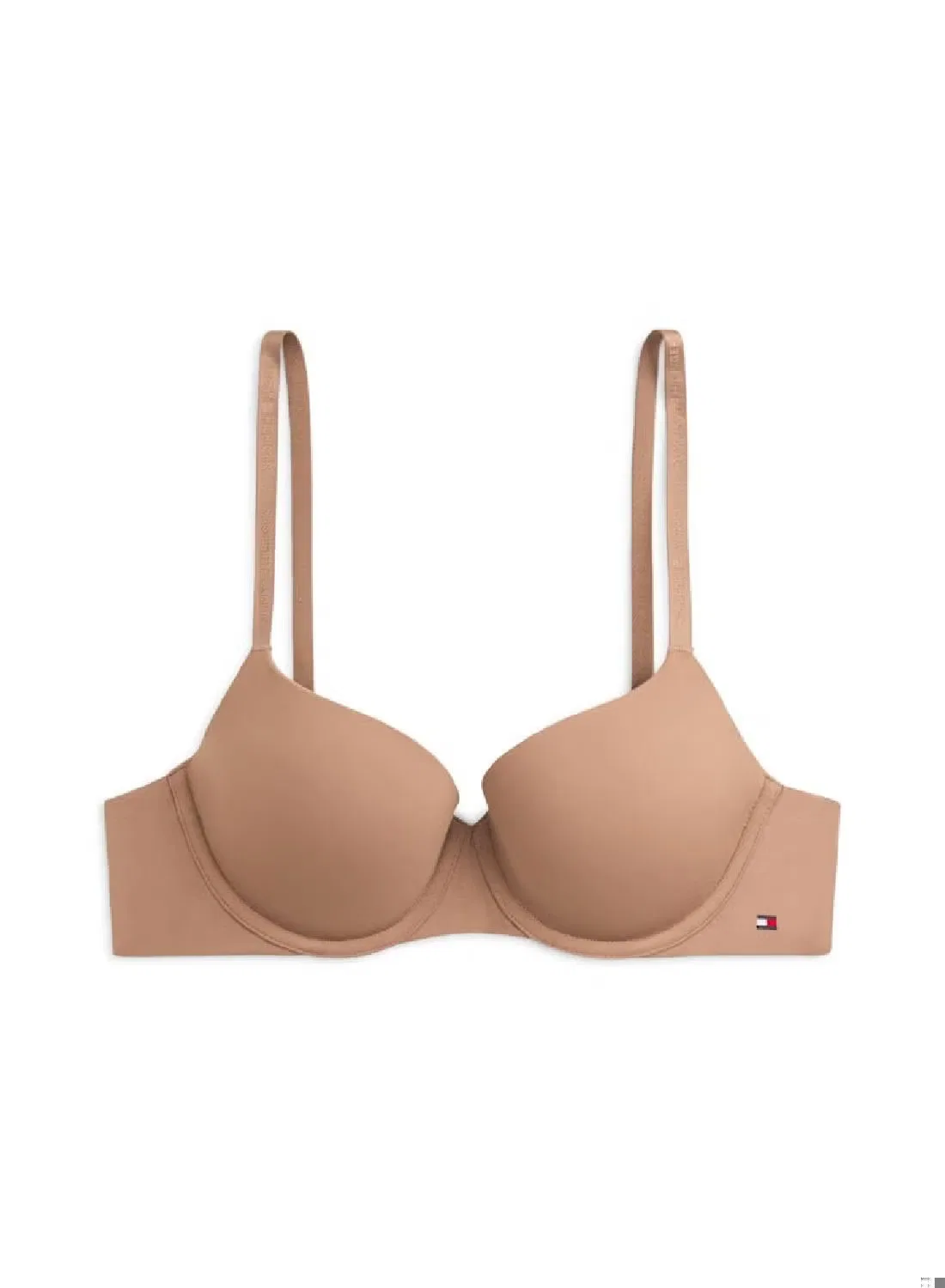 Бюстгальтер с формованными чашками Essential Tommy Hilfiger, коричневый — фото 3