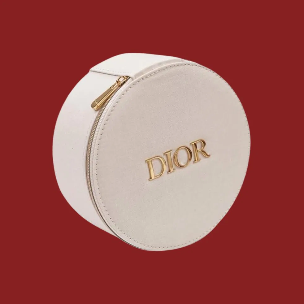 Косметичка DIOR Round Makeup Bag, Black — фото 3