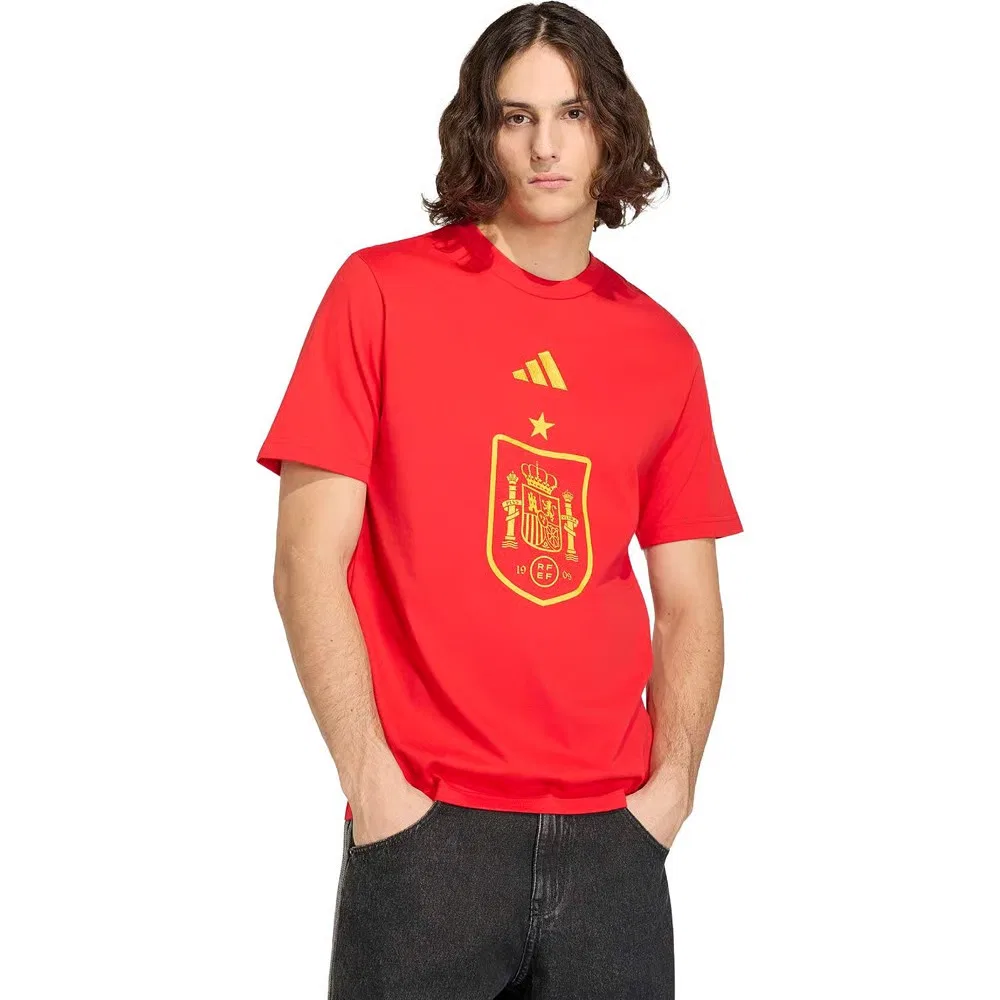 Мужская футболка Spain DNA Adidas, Red — фото 2