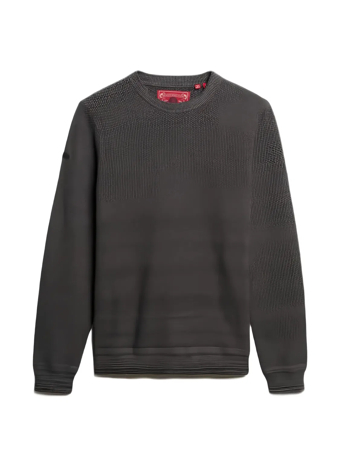 Фактурный свитер Superdry, серый