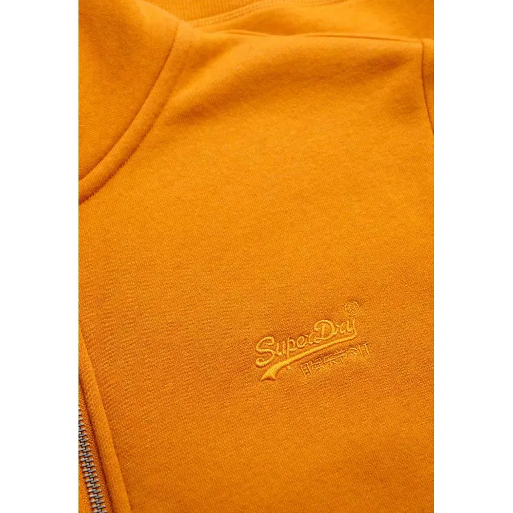 Худи с полузастежкой Superdry Vintage Logo Embroidered Henley Superdry, оранжевый — фото 2