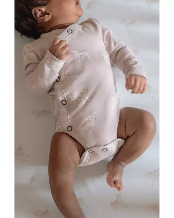 Детский комбинезон-кимоно с длинным рукавом с принтом The Littles Pehr, Dearlamb — фото 4
