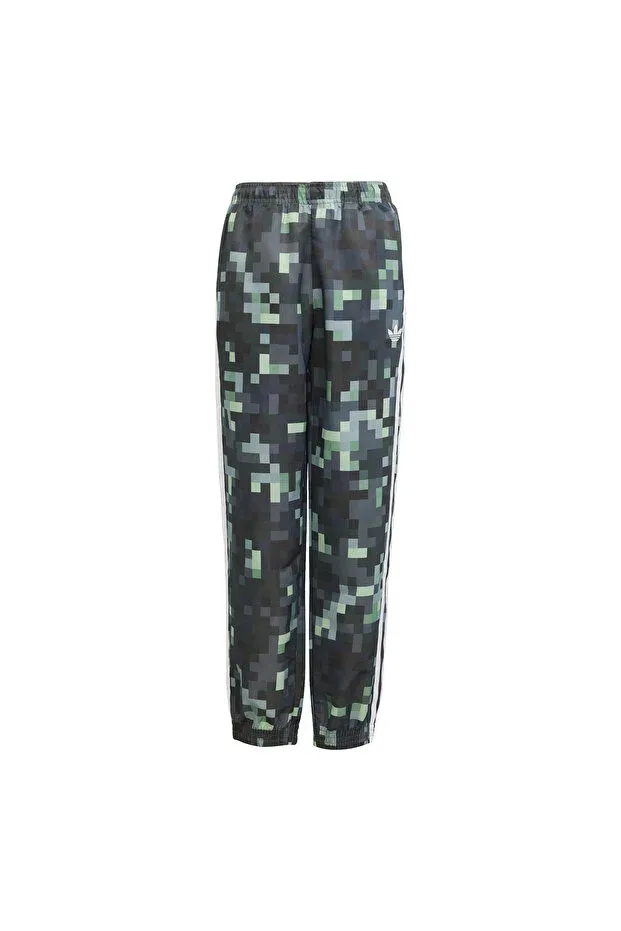 Детские штаны для девочек с принтом Aop trackpant Adidas, Green — фото 2
