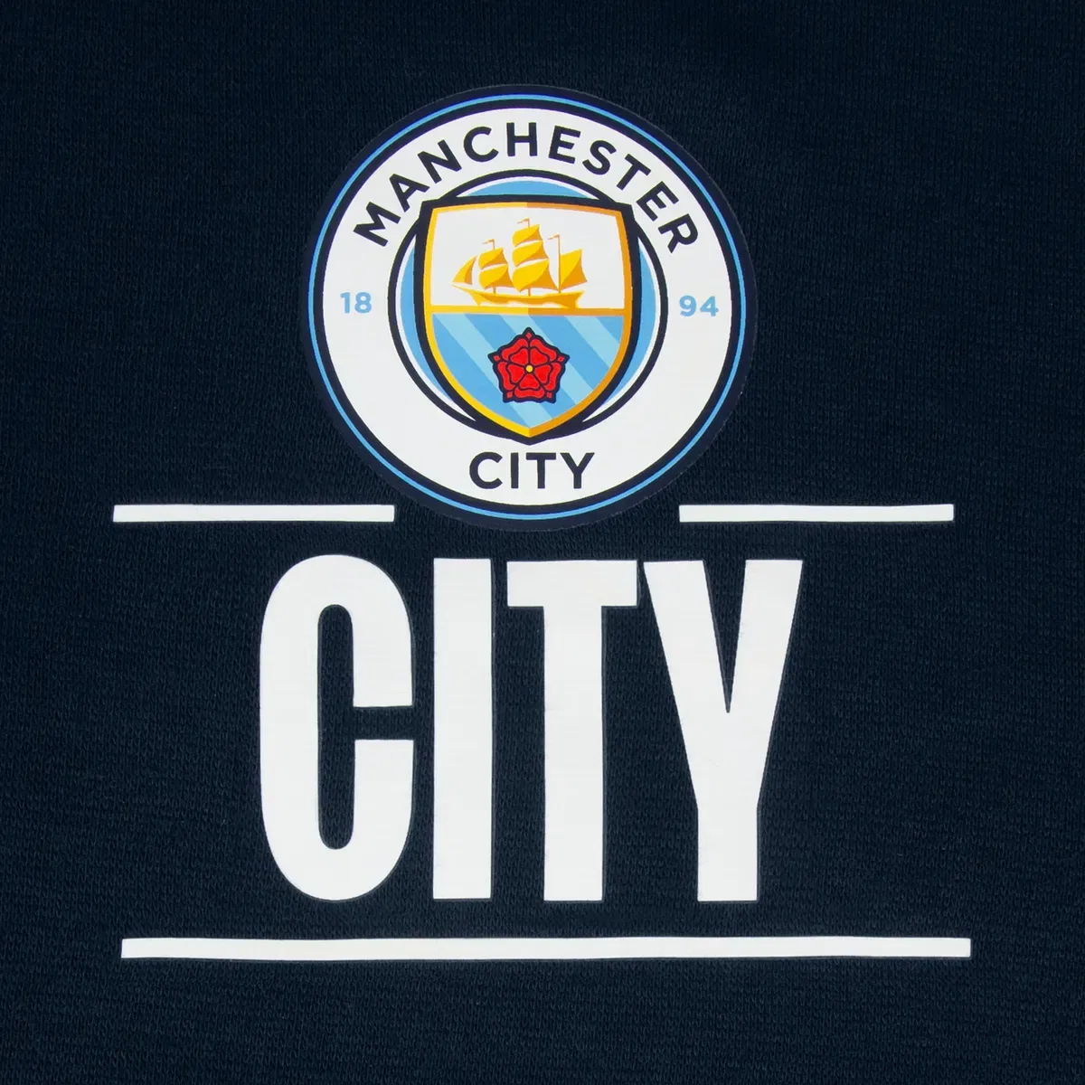 Детский худи на молнии Manchester City Fc, Navy — фото 3