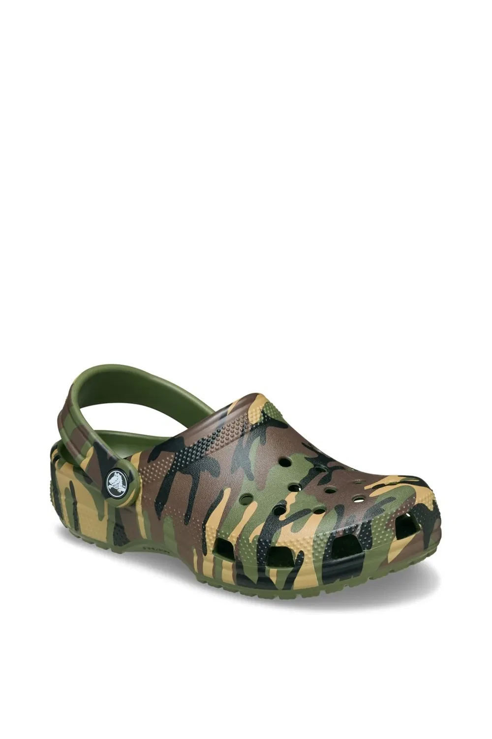 Детские классические сабо с камуфляжным принтом Crocs, Multi