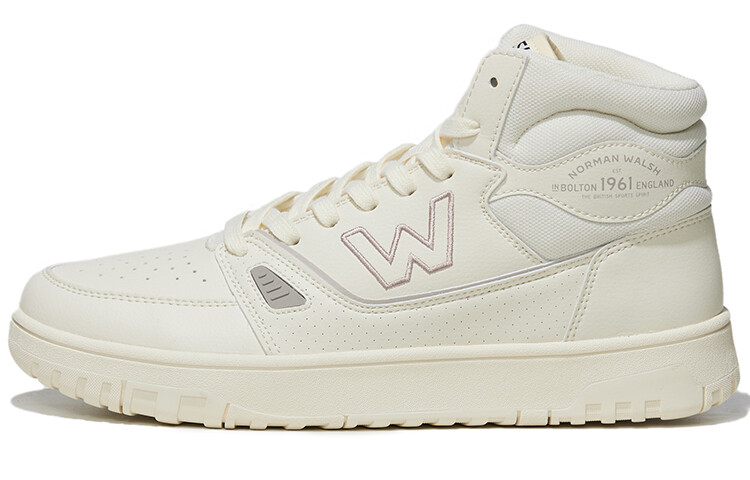 

Кроссовки Norman Walsh Skateboarding Shoes Unisex Mid-top White, цвет Off White