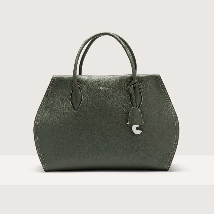 

Сумка top-handle Coccinelle Lord large, цвет Alga