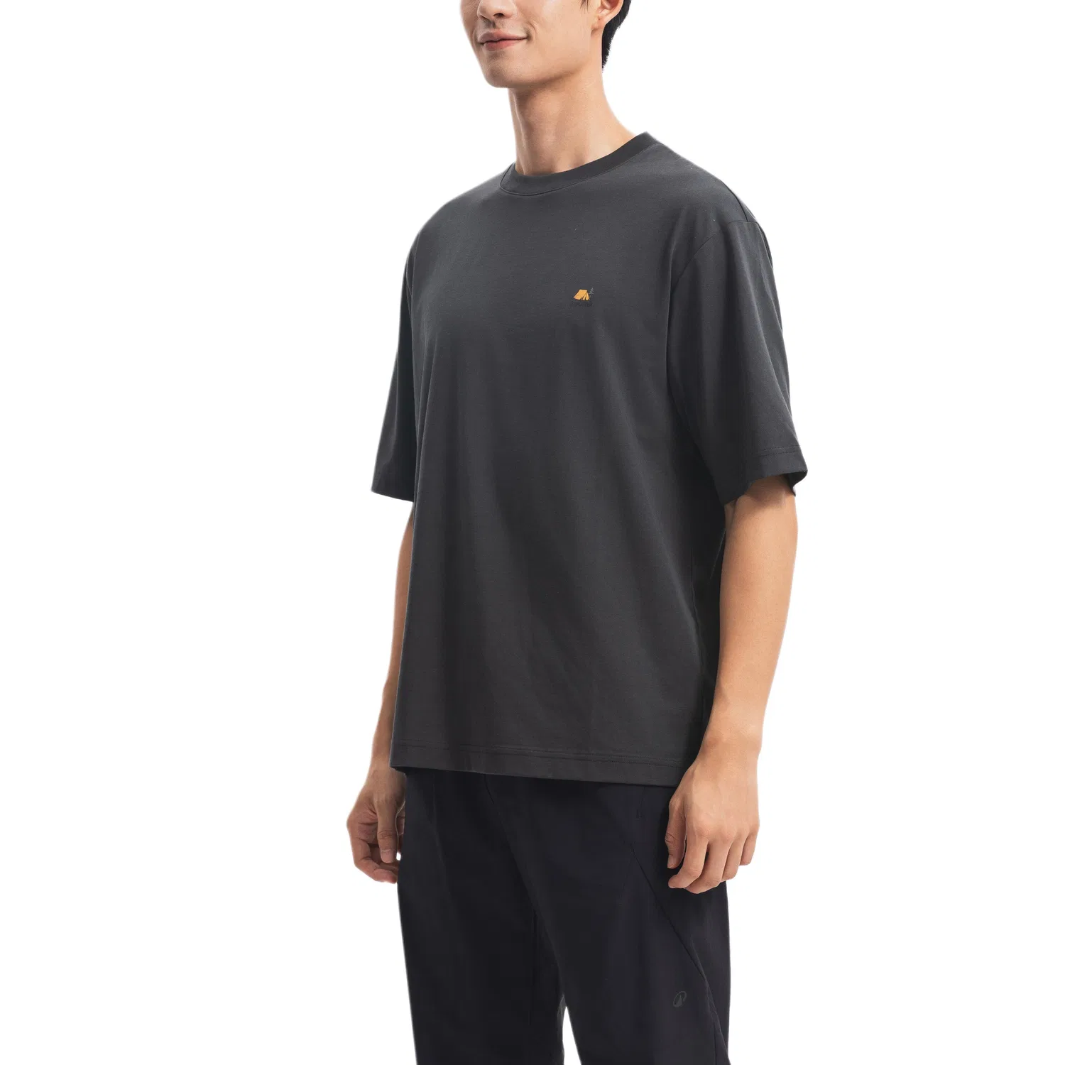 Детская футболка с принтом QUECHUA DECATHLON, Carbon Gray — фото 4