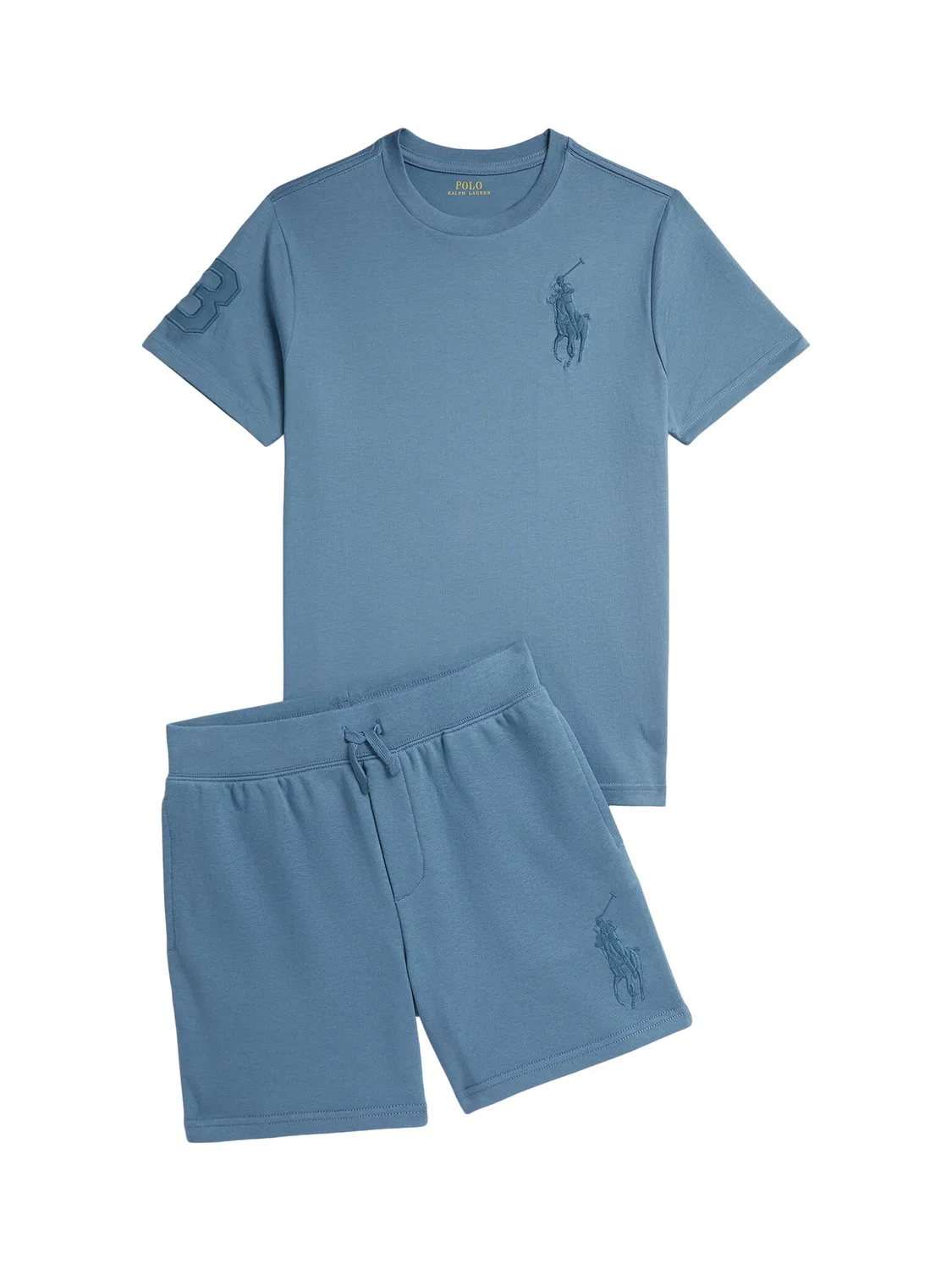 Спортивные шорты стандартного кроя для мальчика Polo Ralph Lauren, синий