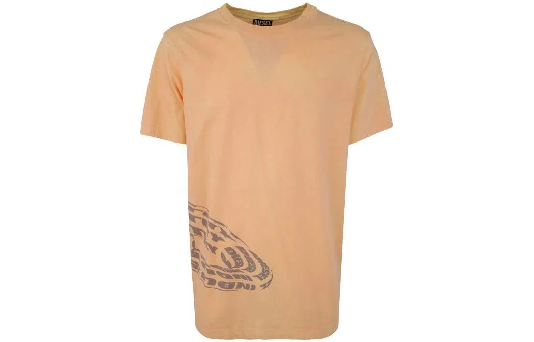 Футболка с круглым вырезом, Orange, DIESEL
