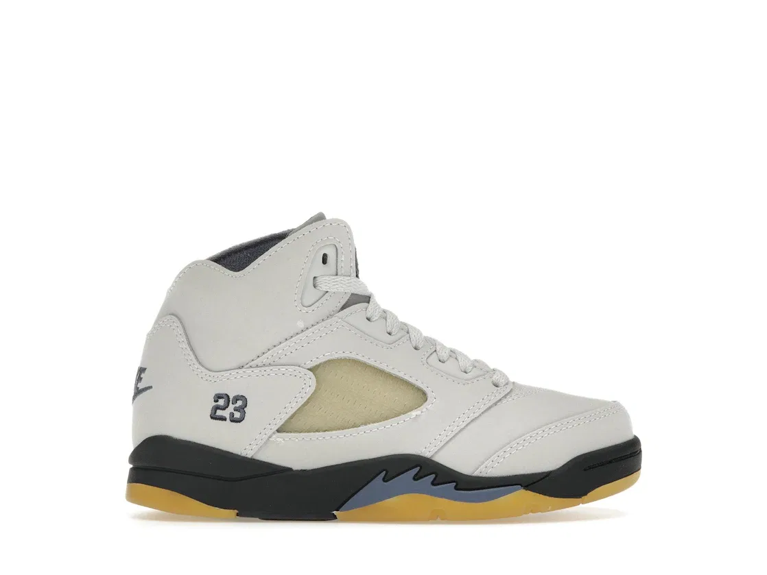 Детские кроссовки Lifestyle Jordan 5 Retro Jordan, Photon Dust/Black/Diffused Blue/Pale Ivory