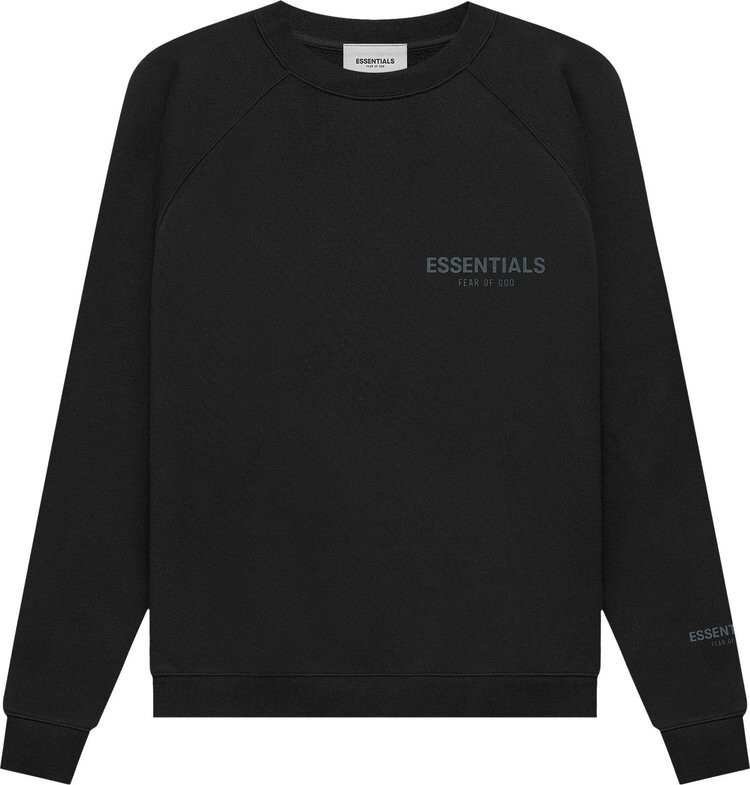 

Толстовка Fear of God Essentials Summer Core Crew Sweat 'Black', черный