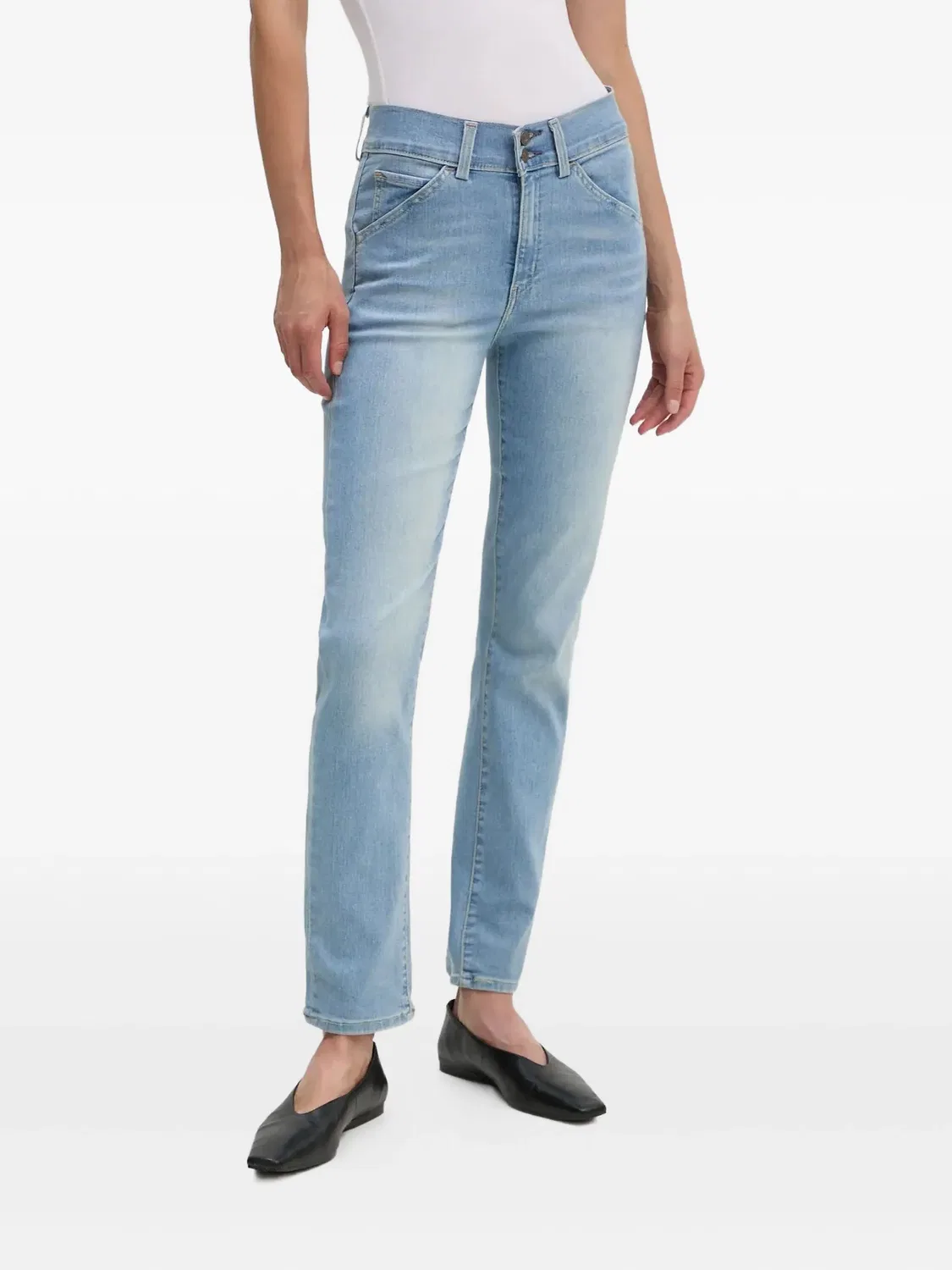 Джинсы прямого кроя с шлевками Levi's, синий
